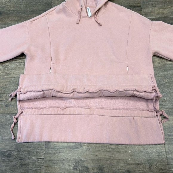 Fabletics Athletic Hoodie Women Size Small Pink Zipped Pockets - Picture 8 of 10